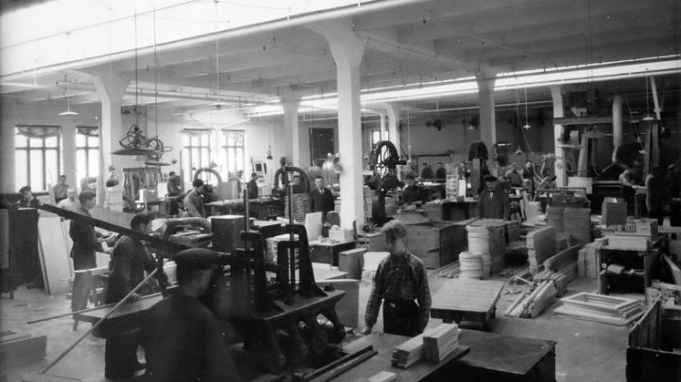 NK verkstad 1929 maskinhall 02 Sörmlands museum