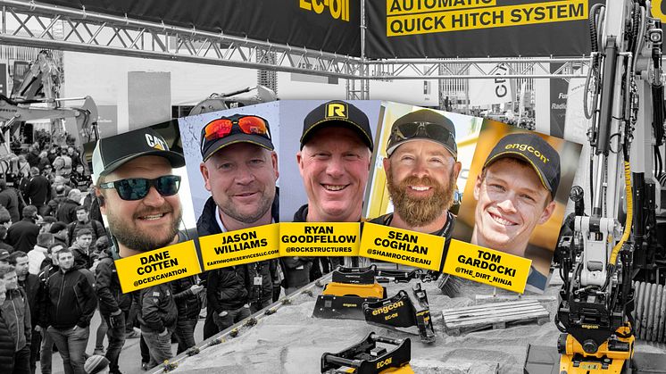Engcon hylder maskinførerne på Conexpo