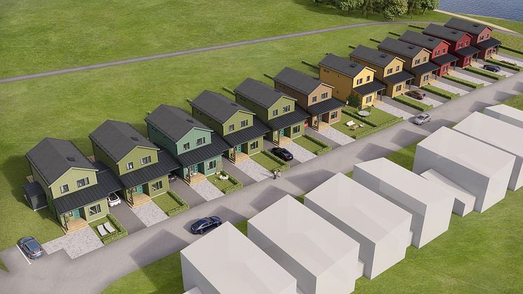​OBOS planerar för 12 radhus i Kristinehamn