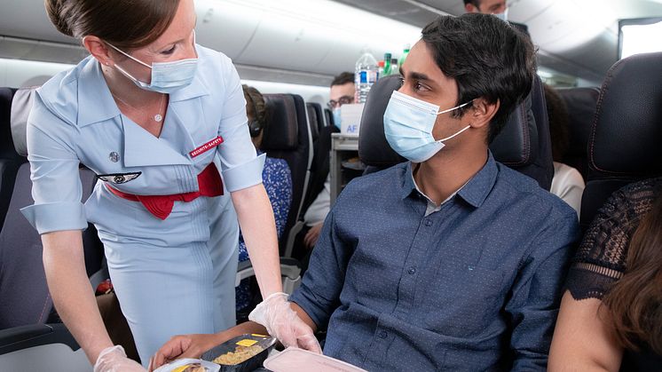 Catering onboard Air France 