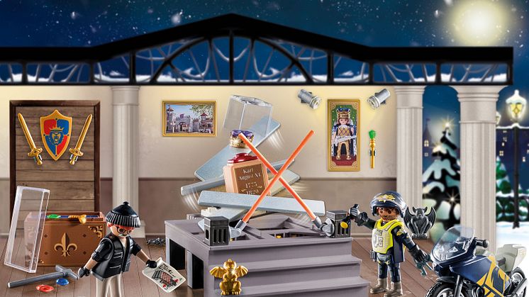 Adventskalender Polizei Museumsdiebstahl (71347) von PLAYMOBIL