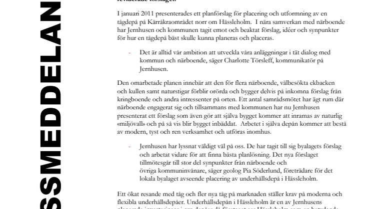 Bättre placering för Kärråkra tågdepå