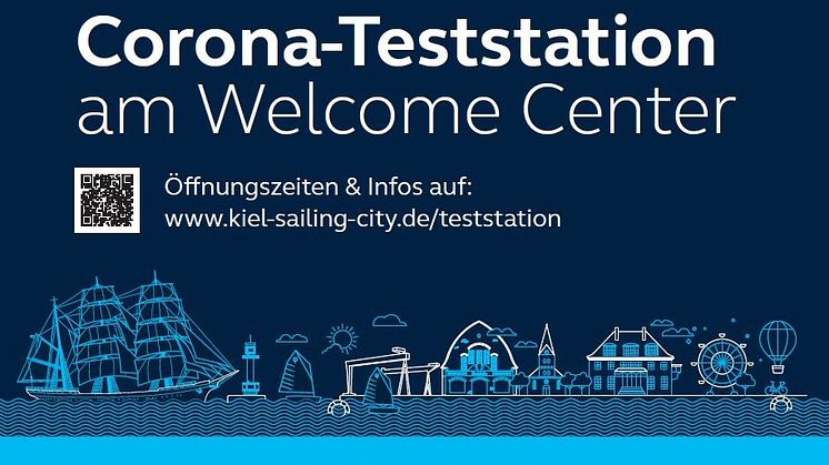 Zentral gelegen und gut erreichbar: die neue Corona-Teststation in der Kieler Innenstadt