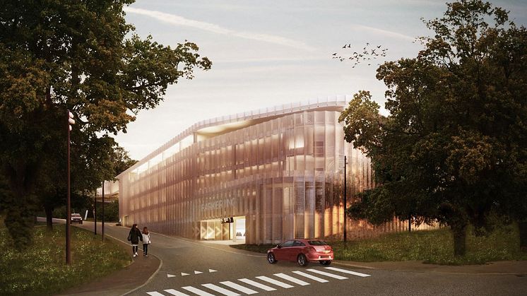 JSB har tecknat avtal med Region Blekinge för nybyggnation av ett nytt parkeringshus på sjukhusområdet i Karlskrona. 