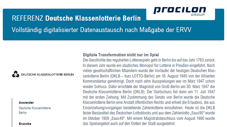 Einsatz von proGOV zur Bereitstellung ERVV-konformer Übertragungswege