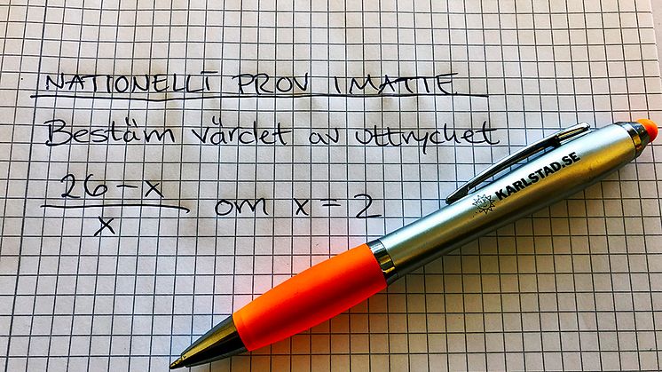 Pressinbjudan: 200 elever på "Mattemys" på Sundstagymnasiet