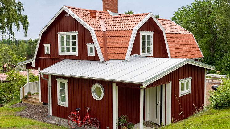 Röd fasad