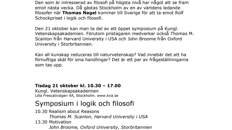 Kan all kunskap reduceras till naturvetenskap?