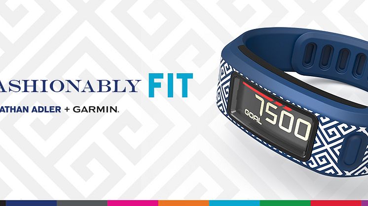 Jonathan Adler designar armband  till Garmin® vívofit aktivitetsmätare