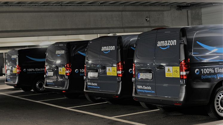 Mercedes-Benz eVito i Amazons färger