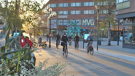 Umeå är en bra cykelstad 
