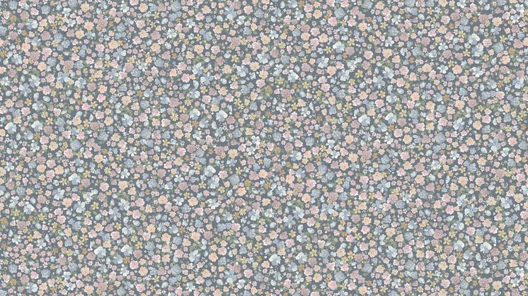 RUSTA_2022_S3_Tapetti Scandinavia Small flowers Blue Non-woven_29,90e_UUTUUS