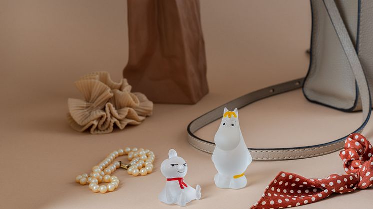 NYHET Mummi glassfigurer
