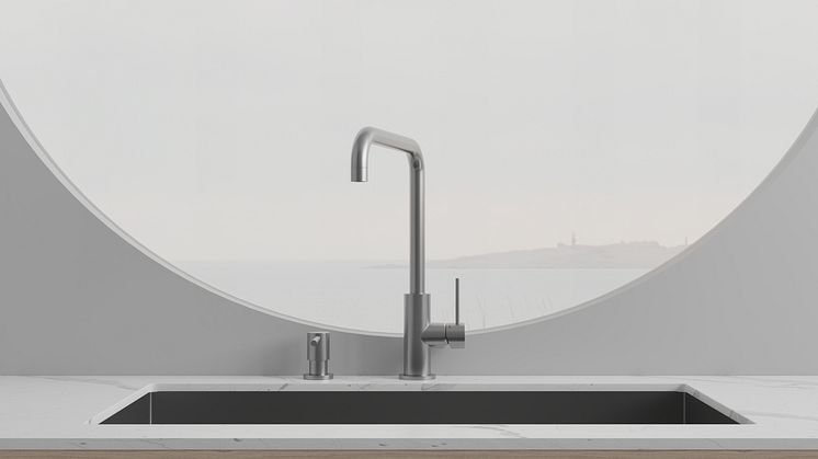 Primy Köksblandare Steel Mood 30130 & Primy Tvålpump Steel Clean Dispenser 35000