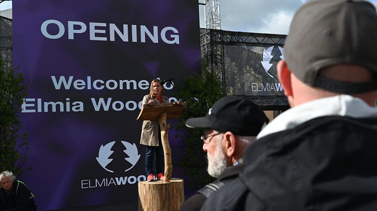 The forestry fair has opened and had a fantastic first day