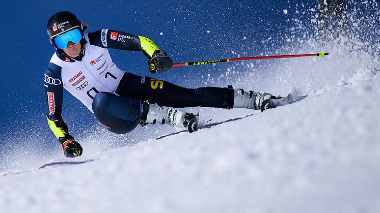 Sara Hector träning Sölden 2022 Foto Joel Marklund Bildbyrån BB221013JM034
