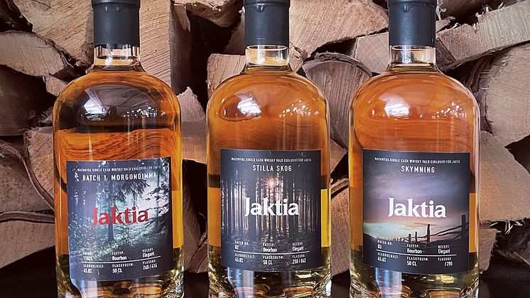 Nu kommer den tredje och sista samlarutgåvan av Jaktias whiskytrilogi. Jaktia lanserar Skymning i samarbete med Mackmyra.
