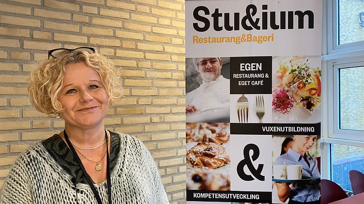Katarina Larsson, rektor på Studium.  