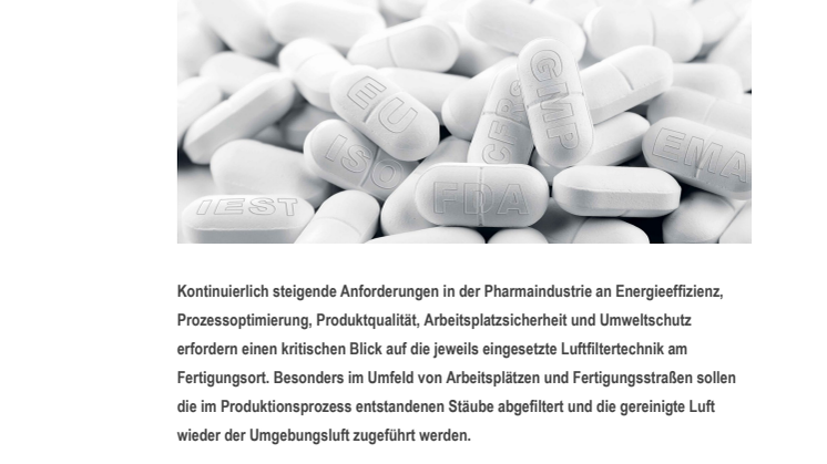 Prozesssicher entstauben im Dauerbetrieb