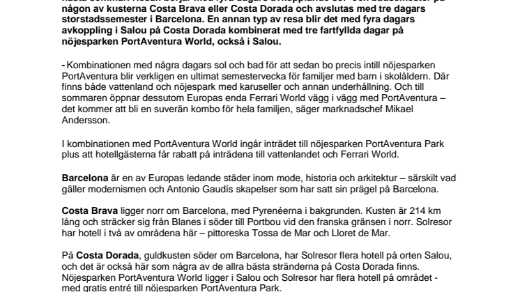 Kombinera storstadspuls med sol och bad på Barcelonakusten