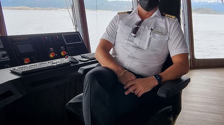 Catain Remi Eriksen MS Roald Amundsen