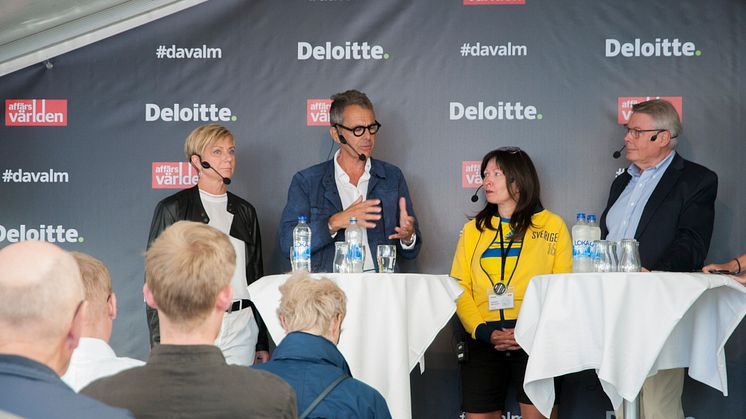 Panelen under seminariet "Vart är bankmarknaden på väg?"