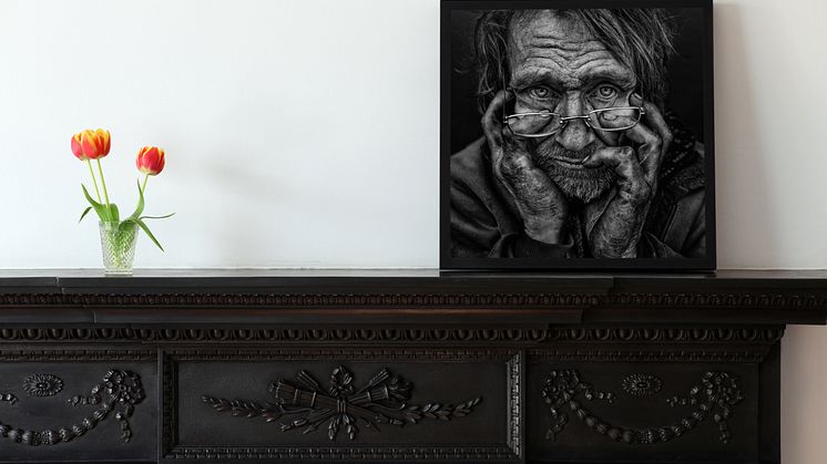 Porträtt Claes Thomas hemlös. Foto Lee Jeffries