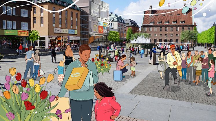 Drömmen om Borås, visionsbild 2013.