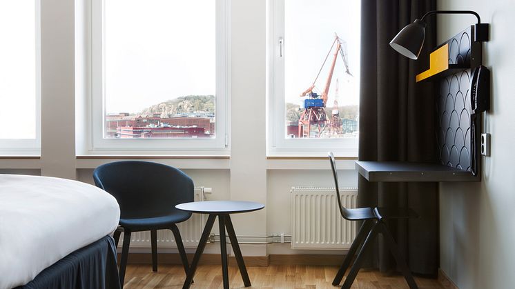 STUDENTBOENDE: Det här rummet på Comfort Hotel Göteborg står klar för en student i höst.