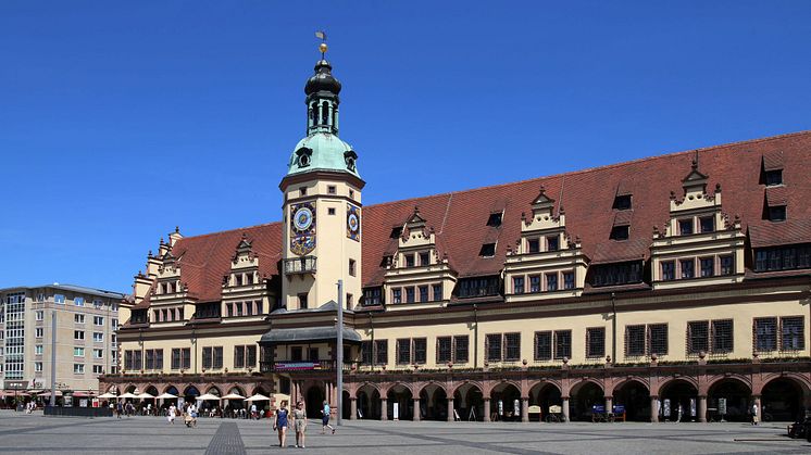 Eine der bekanntesten Sehenswürdigkeiten in Leipzig: das Alte Rathaus - Foto: Andreas Schmidt