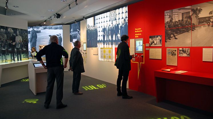 Raum zur Zusammenführung der Armeen in der Sonderausstellung "Ab morgen Kameraden! Armee der Einheit"