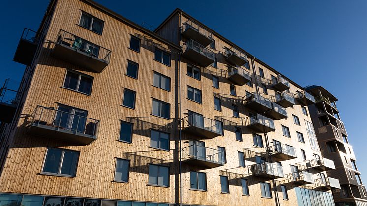 Träpalatset och Konstnären, projekten som är del av ett område i Uppsala med en hög ambitionsnivå för klimatarbete - Östra Sala backe