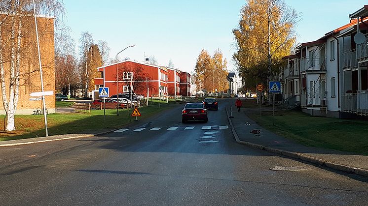 I sommar kommer Öjagatan och Granvägen att byggas om.                                 Foto: Ghassan Elajramy, Piteå kommun