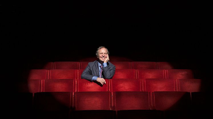 Chefdirigent Sakari Oramo är tillbaka hos Kungliga Filharmonikerna med två konsertveckor. Foto: Nadja Sjöström.
