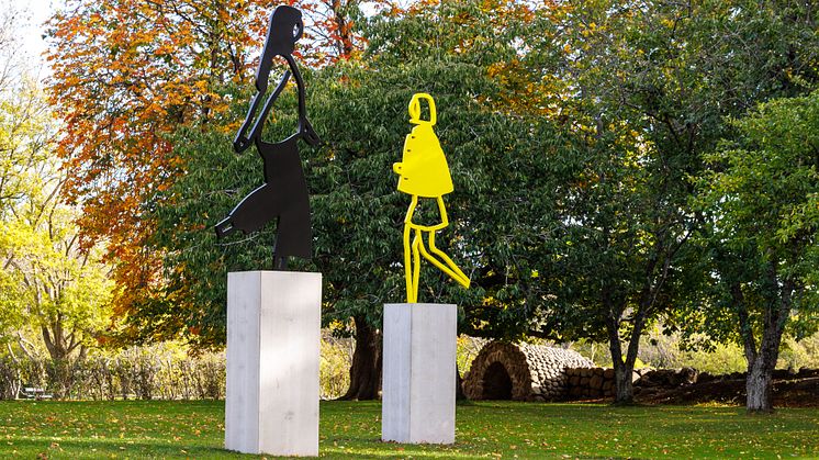 Julian Opie. Sonia 1. Elena 1. Photo_Eivind Lauritzen