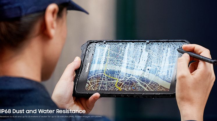 Galaxy Tab Active2 - IP68 Dust and Water Resistance