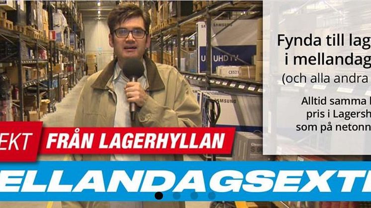 Gaming och OLED TV när kunderna får välja under mellandagarna  hos NetOnNet. 