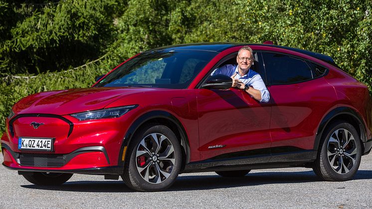 Ford Mustang Mach-E  preproduksjonsbil, Norge, Sommeren 2020