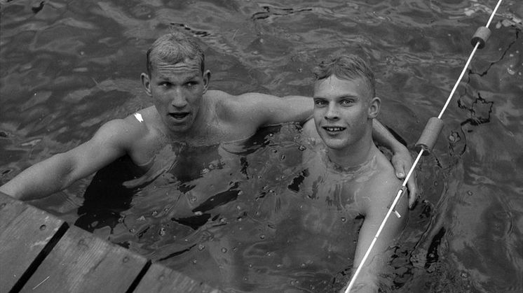 Hasse Andersson SM i simning 1958