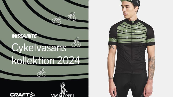 Craft och Cykelvasan omfamnar tidlös design och långsiktiga val – återlanserar förra årets kollektion