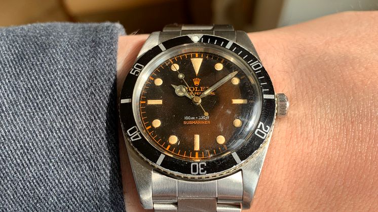 Et Rolex Submariner fra 1959 har været jorden rundt og udbydes nu på auktion hos Bruun Rasmussen d. 2. juni.