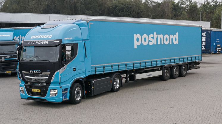 PostNord tester bæredygtig lastbilstrækker fra IVECO