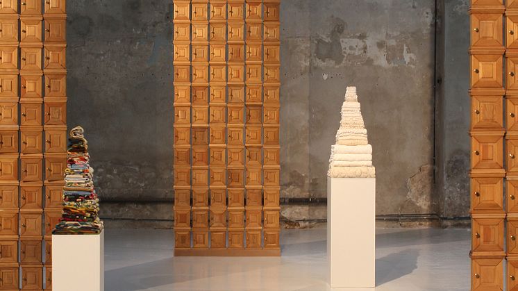 Installationsbild "Examensarbete i konst Petra Hultman"