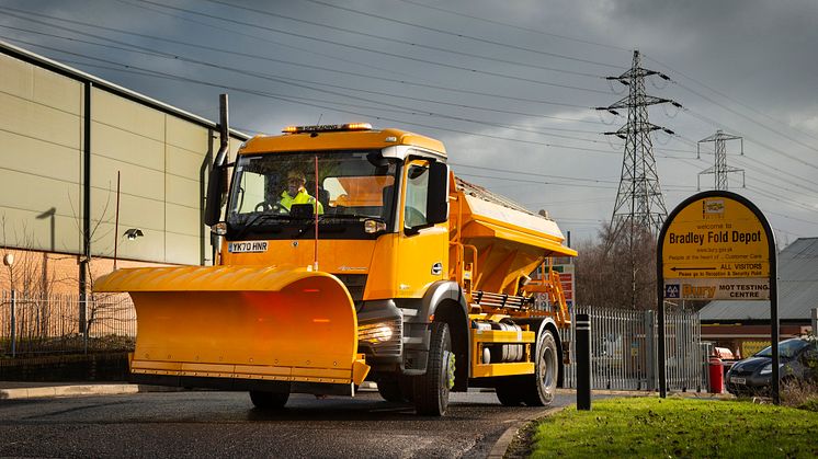 Gritting team tackles winter conditions to keep residents safe