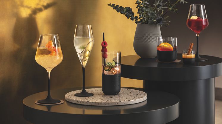Robustes et délicats : des verres de bar complètent Manufacture Rock