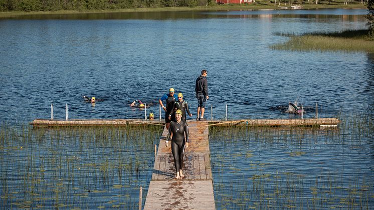 Vansbrosimningen uppvarmning
