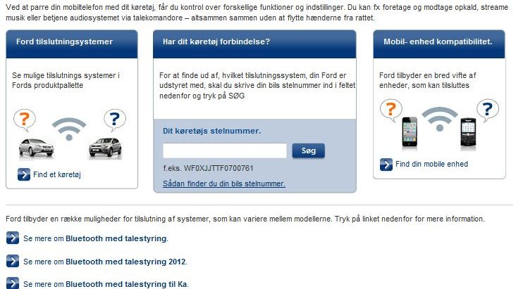 Ford SYNC - Teknologi der lytter til dig