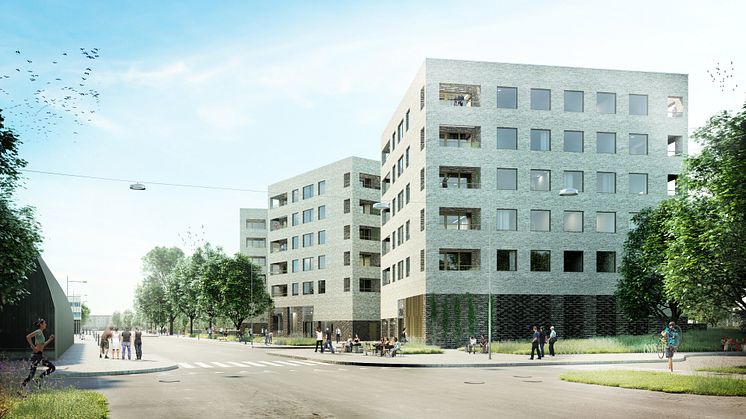 Illustration (Belatchew Arkitekter): Kv. Domaren
