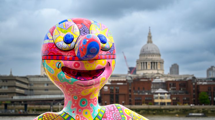 Part of the Whizz Kidz Morph step-free art trail
