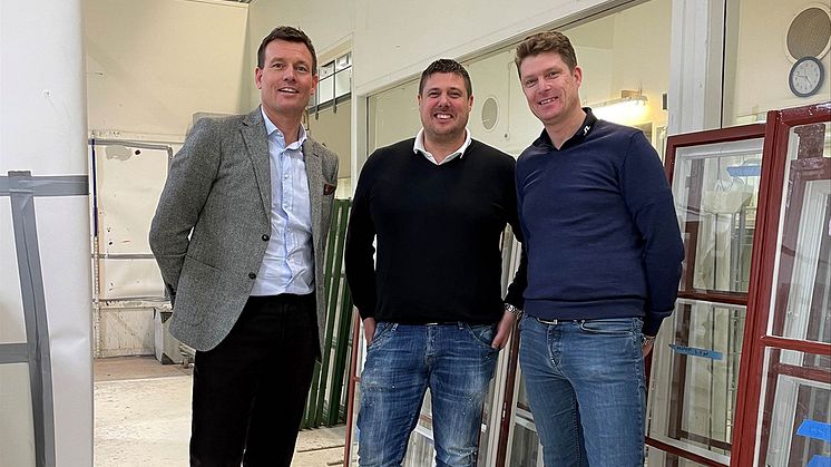 Pål Warolin, Martin Viklander och Peter Johansson.
